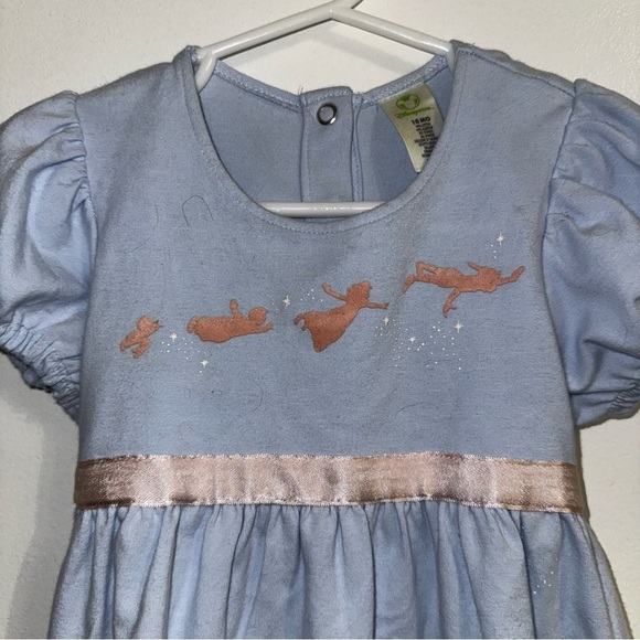 Nwt Disney Store 18 Month 2pc Blue Peter Pan Dress & Bloomers - Picture 8 of 11